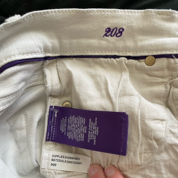Ralph Lauren Purple label White Flared Jeans - Picture 10 of 11